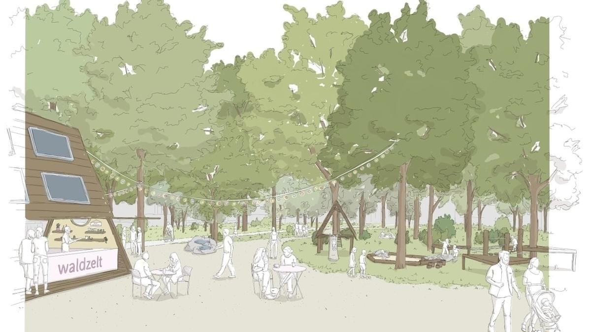 Visualisierung des Siegerprojektes "LUCUS"